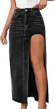 SOORPLOOM 　Flippa Skirt (Dark Denim) 5y Parke | Finished Denim Mini Skirt